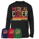 Vintage Medical Coder Limited Edition Job Shirt, Coworker Birthday Gift Idea