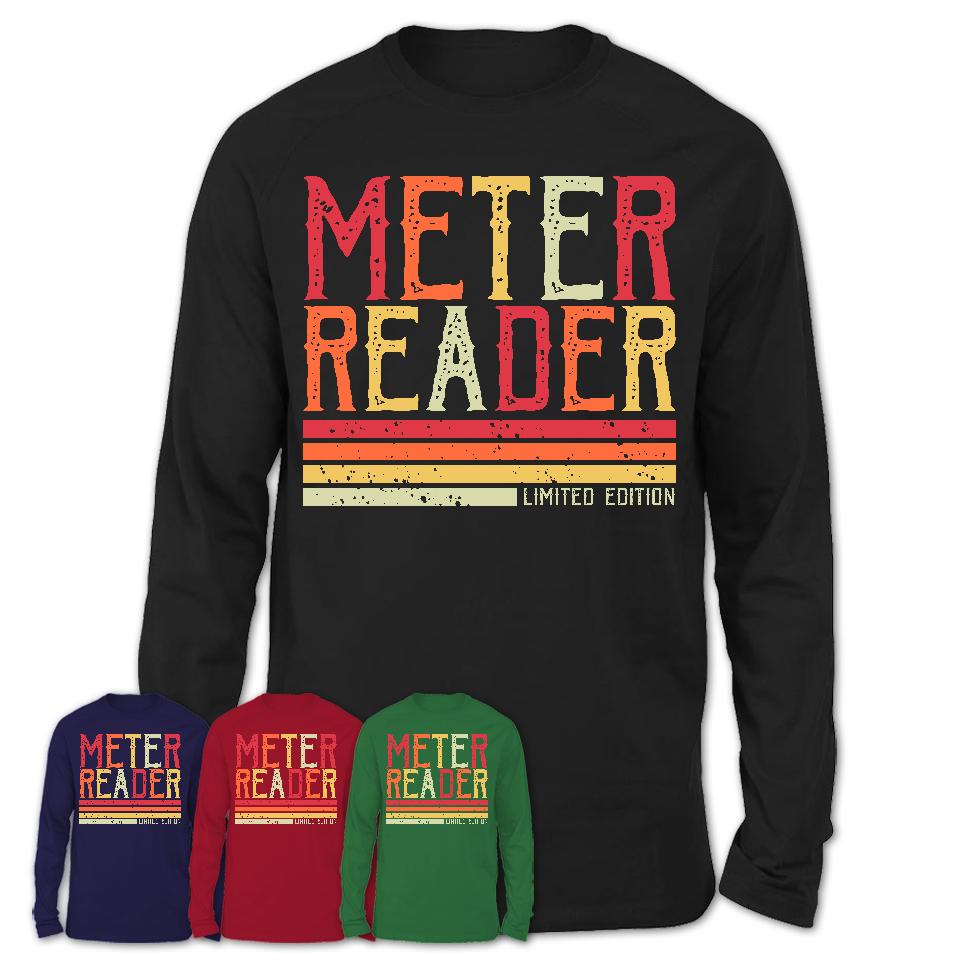 Vintage Meter Reader Limited Edition Job Shirt, Coworker Birthday Gift Idea
