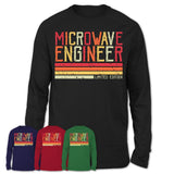 Vintage Microwave Engineer Limited Edition Job Shirt, Coworker Birthday Gift Idea