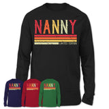 Vintage Nanny Limited Edition Job Shirt, Coworker Birthday Gift Idea