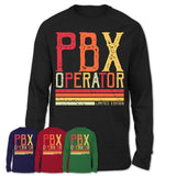 Vintage Pbx Operator Limited Edition Job Shirt, Coworker Birthday Gift Idea