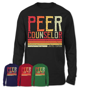 Vintage Peer Counselor Limited Edition Job Shirt, Coworker Birthday Gift Idea