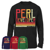 Vintage Perl Developer Limited Edition Job Shirt, Coworker Birthday Gift Idea
