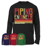 Vintage Piping Engineer Limited Edition Job Shirt, Coworker Birthday Gift Idea