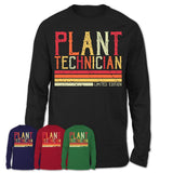 Vintage Plant Technician Limited Edition Job Shirt, Coworker Birthday Gift Idea