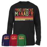 Vintage Procurement Manager Limited Edition Job Shirt, Coworker Birthday Gift Idea