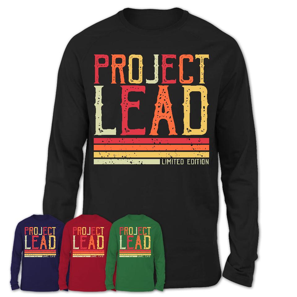Vintage Project Lead Limited Edition Job Shirt, Coworker Birthday Gift Idea
