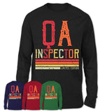 Vintage Qa Inspector Limited Edition Job Shirt, Coworker Birthday Gift Idea