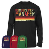 Vintage Reimbursement Manager Limited Edition Job Shirt, Coworker Birthday Gift Idea