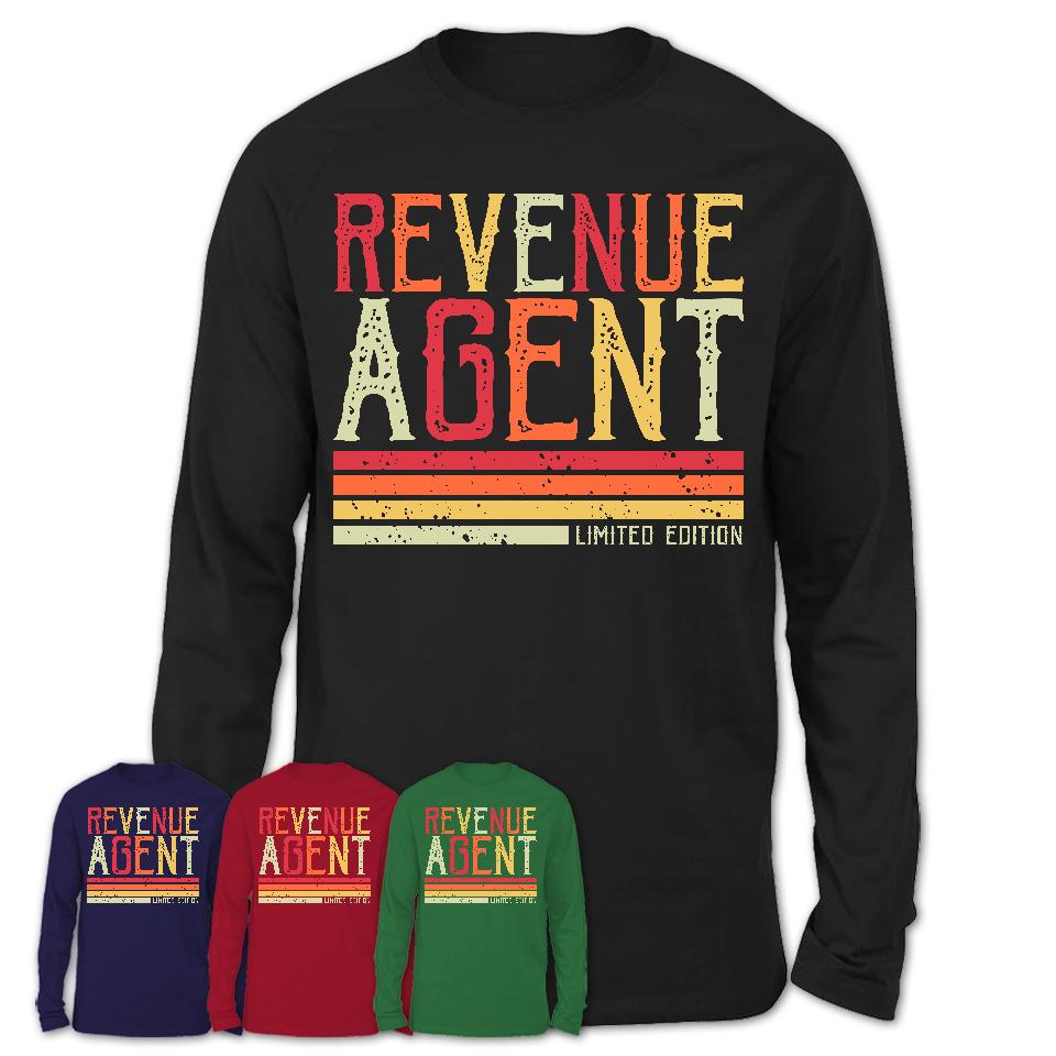 Vintage Revenue Agent Limited Edition Job Shirt, Coworker Birthday Gift Idea