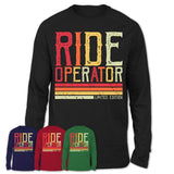 Vintage Ride Operator Limited Edition Job Shirt, Coworker Birthday Gift Idea