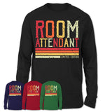 Vintage Room Attendant Limited Edition Job Shirt, Coworker Birthday Gift Idea