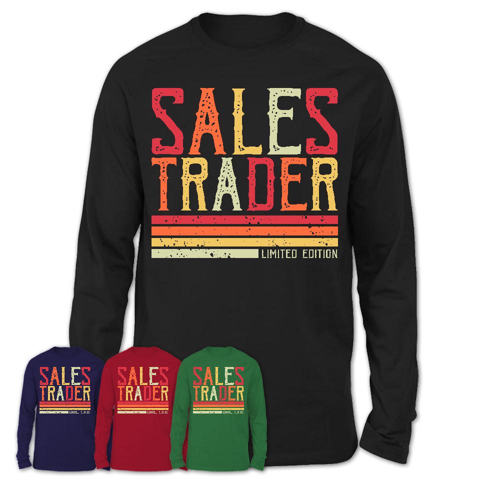 Vintage Sales Trader Limited Edition Job Shirt, Coworker Birthday Gift Idea
