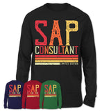 Vintage Sap Consultant Limited Edition Job Shirt, Coworker Birthday Gift Idea