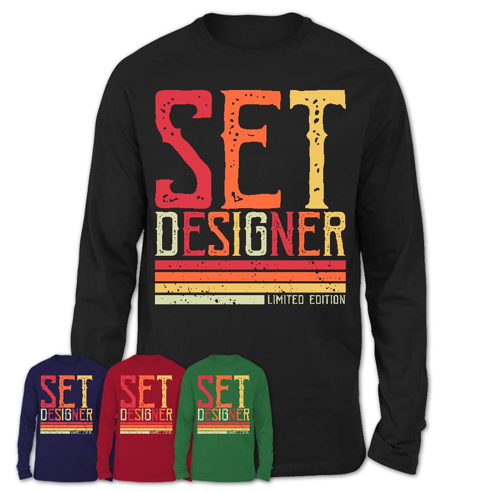 Vintage Set Designer Limited Edition Job Shirt, Coworker Birthday Gift Idea