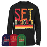 Vintage Set Designer Limited Edition Job Shirt, Coworker Birthday Gift Idea