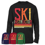Vintage Ski Instructor Limited Edition Job Shirt, Coworker Birthday Gift Idea