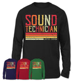 Vintage Sound Technician Limited Edition Job Shirt, Coworker Birthday Gift Idea