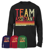 Vintage Team Assistant Limited Edition Job Shirt, Coworker Birthday Gift Idea