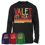 Vintage Valet Attendant Limited Edition Job Shirt, Coworker Birthday Gift Idea