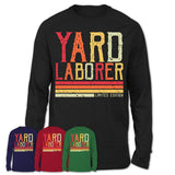 Vintage Yard Laborer Limited Edition Job Shirt, Coworker Birthday Gift Idea