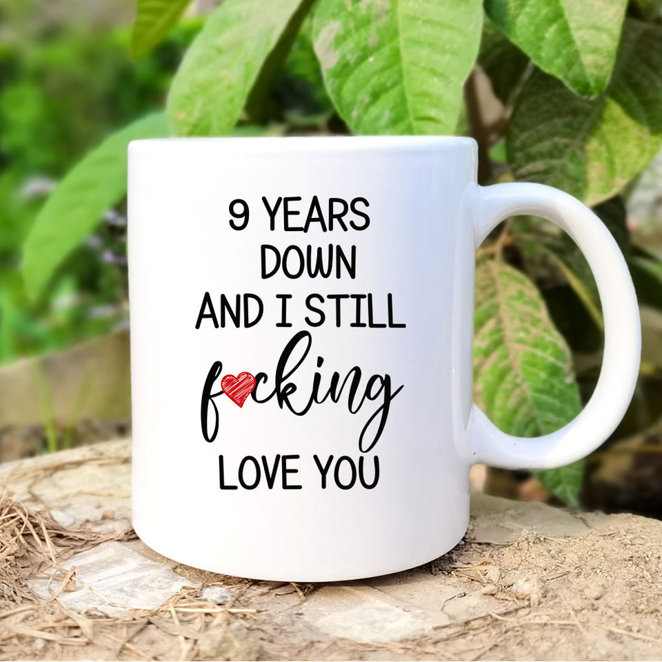 Personalized 9 years Anniversary Mug, 9th Anniversary Gift for Husband, Couple Mug for 9th Anniversary