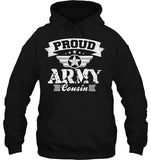 Proud Army Cousin Family Relationship Gift T-Shirt