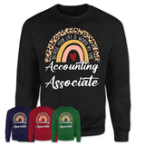 Accounting Associate Because Your Life Worth My Time Rainbow T-Shirt
