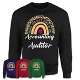 Accounting Auditor Because Your Life Worth My Time Rainbow T-Shirt