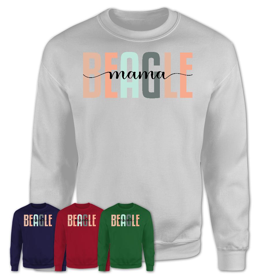 Beagle Mama Shirt, Mom Of Beagle Shirt, Dog Mom Gifts