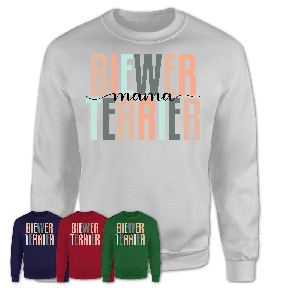 Biewer Terrier Mama Shirt, Mom Of Biewer Terrier Shirt, Dog Mom Gifts