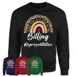 Billing Representative Because Your Life Worth My Time Rainbow T-Shirt