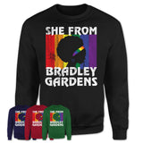 Black Girl She From Bradley Gardens New Jersey Shirt LGBT Pride Gift