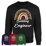 Building Engineer Because Your Life Worth My Time Rainbow T-Shirt