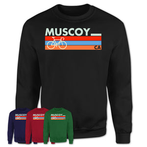 California Muscoy Cycling Shirt for Family Teammates Vintage Retro Colors