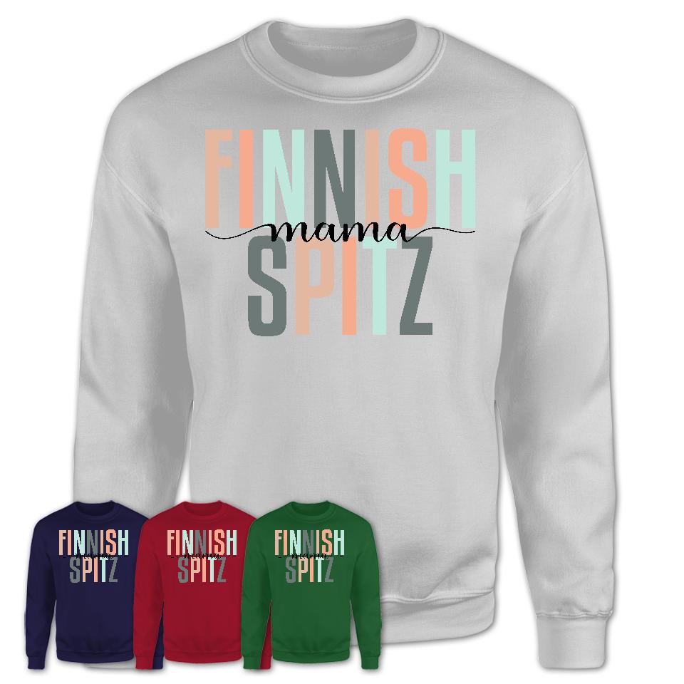 Finnish Spitz Mama Shirt, Mom Of Finnish Spitz Shirt, Dog Mom Gifts