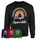 Freight Associate Because Your Life Worth My Time Rainbow T-Shirt
