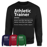 Funny Athletic Trainer Definition Shirt, New Job Gift for Athletic Trainer, Coworker Gift Idea