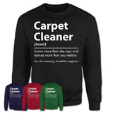 Funny Carpet Cleaner Definition Shirt, New Job Gift for Carpet Cleaner, Coworker Gift Idea