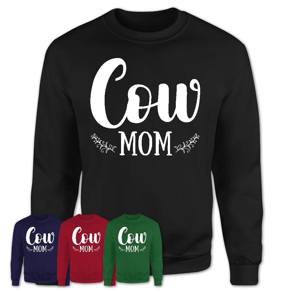Funny Cow Tshirt, Gift for Cow Lovers, Cow Mom Shirt, Animal Shirt