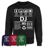 Funny Coworker Gift Idea Sarcasm DJ Uniform TShirt