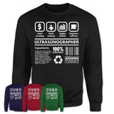 Funny Coworker Gift Idea Sarcasm Ultrasonographer Uniform TShirt