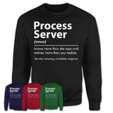 Funny Process Server Definition Shirt, New Job Gift for Process Server, Coworker Gift Idea