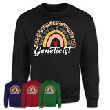 Geneticist Because Your Life Worth My Time Rainbow T-Shirt