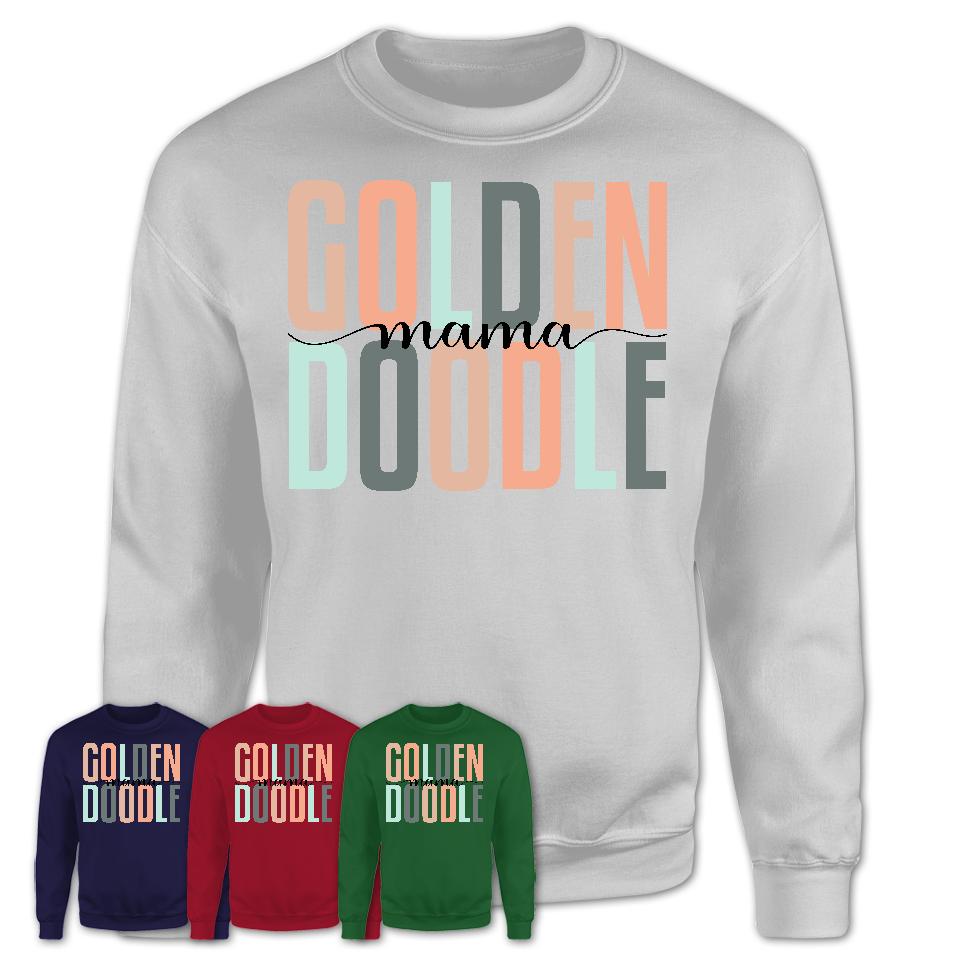 Golden Doodle Mama Shirt, Mom Of Golden Doodle Shirt, Dog Mom Gifts
