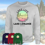 Lake Loramie Ohio Lake Life Cuz Beaches Be Salty Fishing Camping Team Shirt