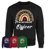 Procurement Officer Because Your Life Worth My Time Rainbow T-Shirt