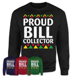 Proud Bill Collector Africa Pride Black History Month T-Shirt