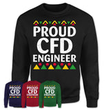 Proud Cfd Engineer Africa Pride Black History Month T-Shirt