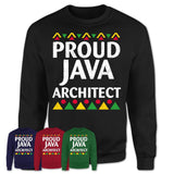 Proud Java Architect Africa Pride Black History Month T-Shirt